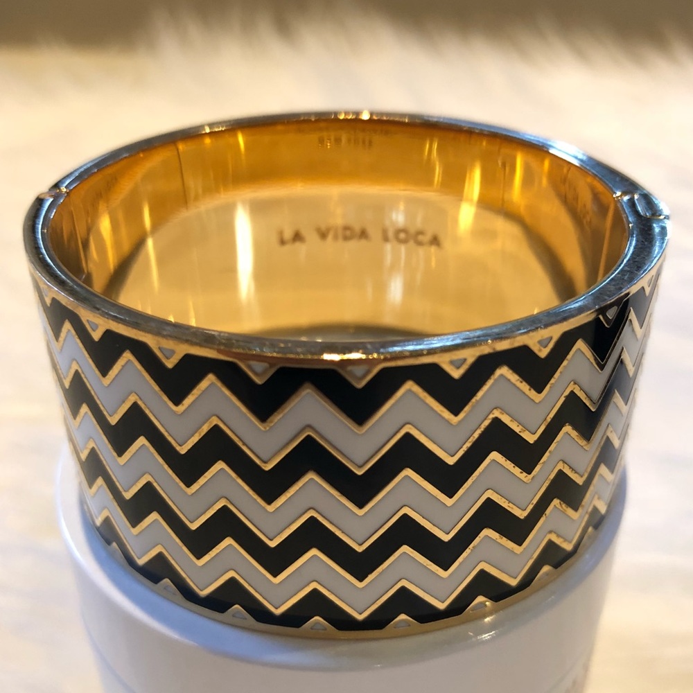 Kate Spade La Vida Loca Chevron Ziggurat Bracelet